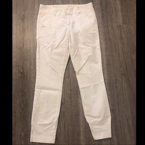 J Crew Andie Size 2 White Pants